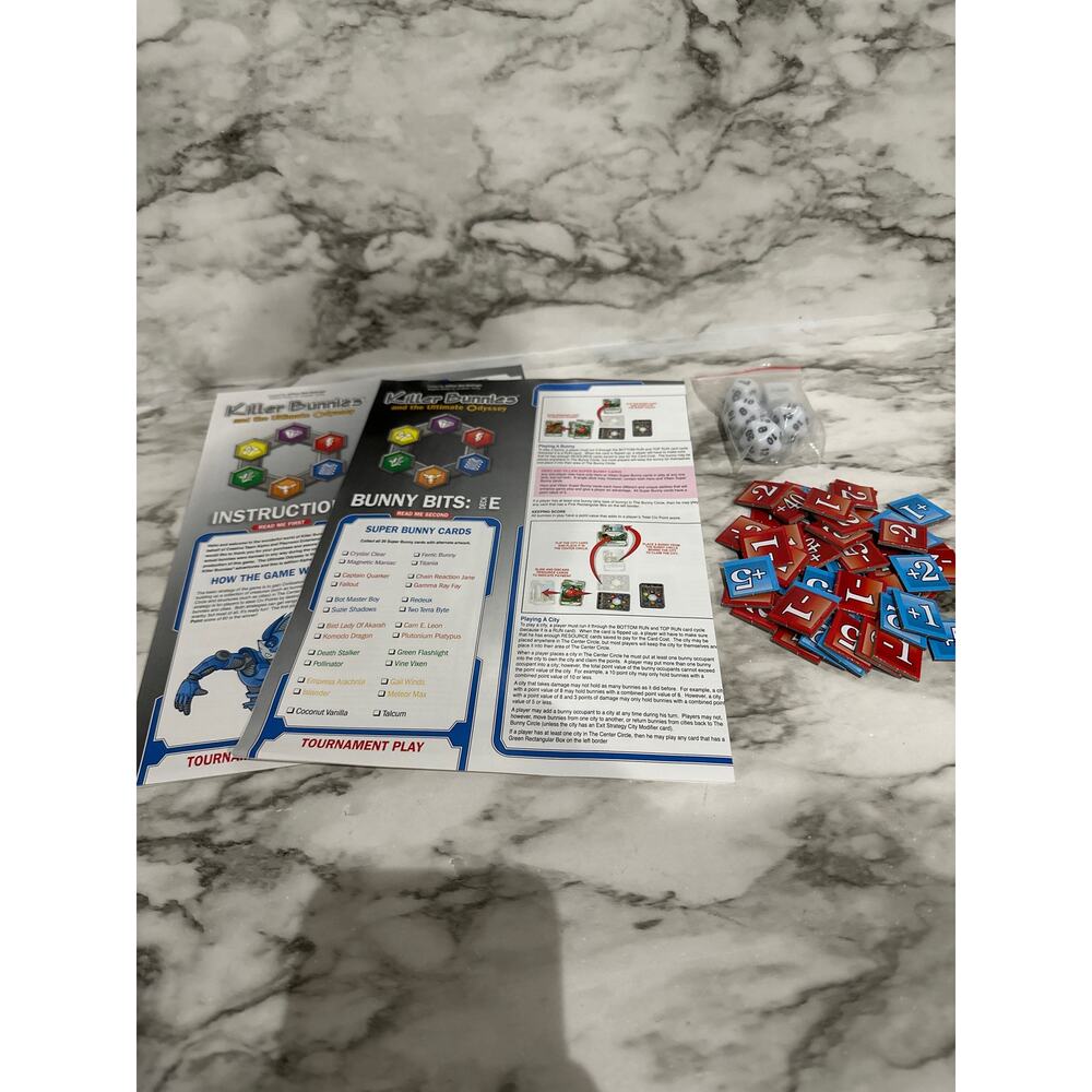 Killer Bunnies Ultimate Odyssey cards